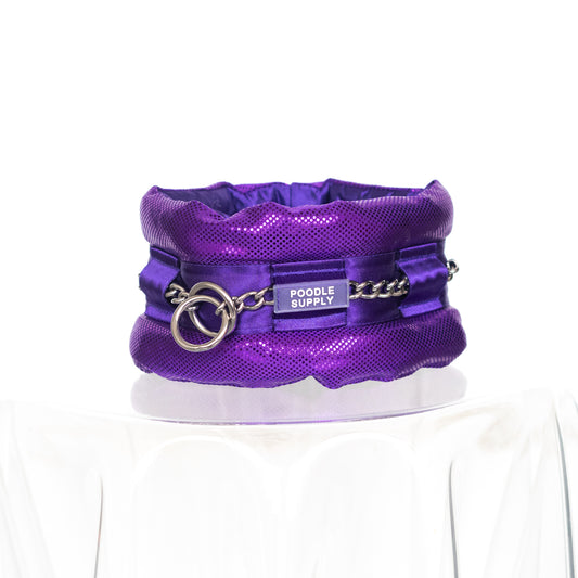 Fluffy Chain Collar All Purple Everything