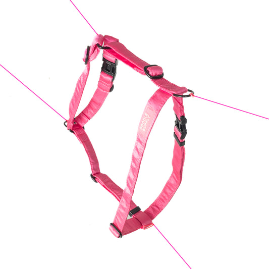 Everyday Satin Harness - Raspberry Rush