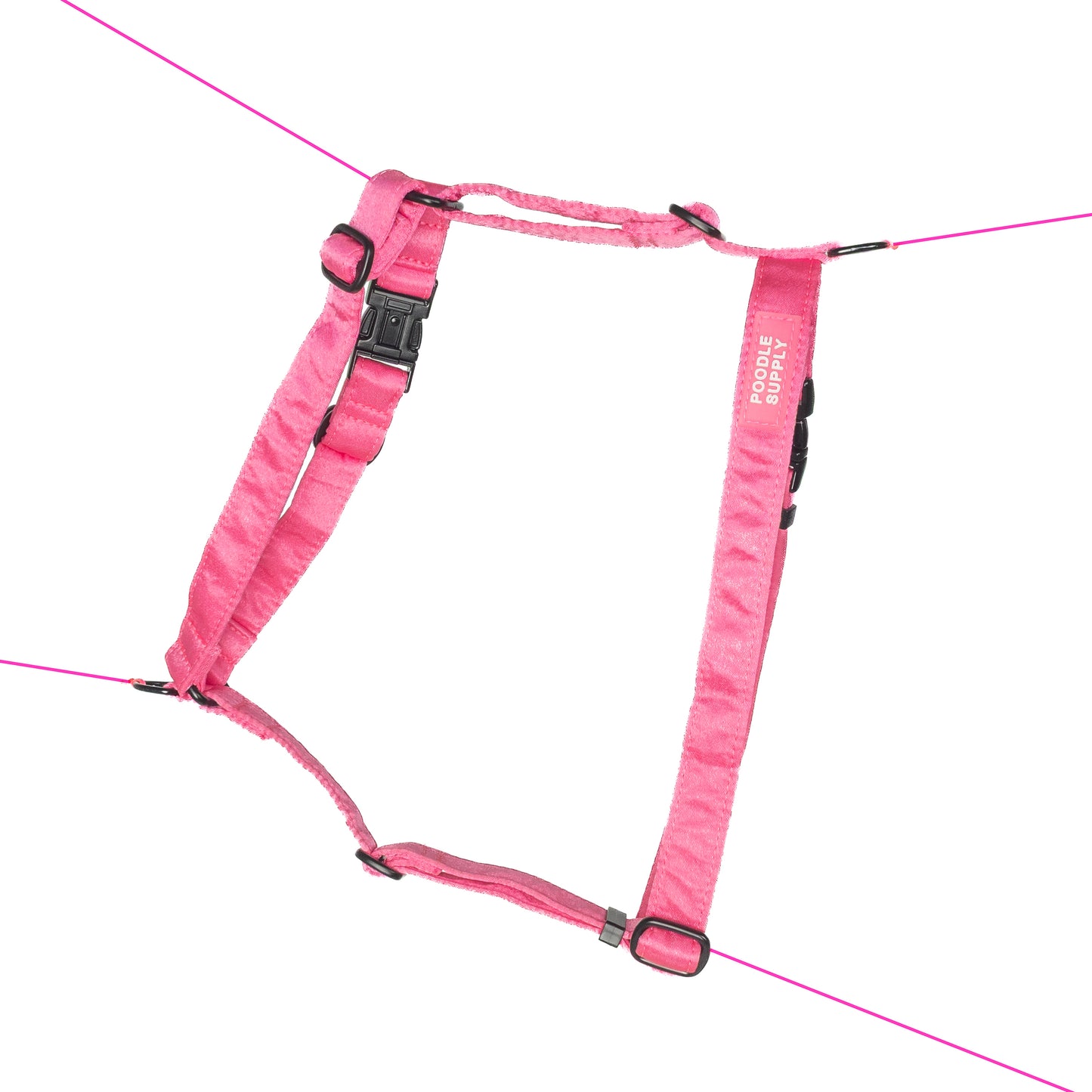 Everyday Satin Harness - Raspberry Rush