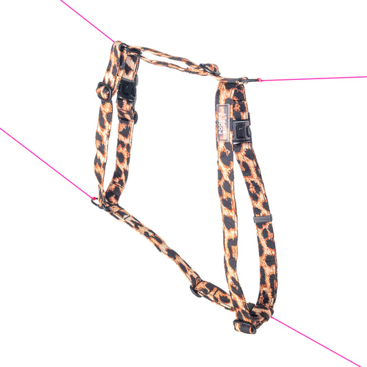 Everyday Satin Harness - Leopard Supply