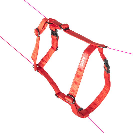Everyday Satin Harness - Spicy Strawberry
