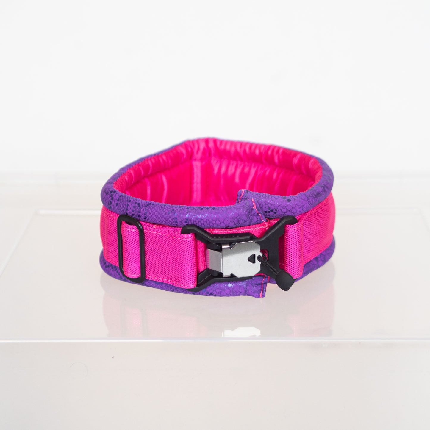 Fluffy Magnetic Collar All Purple Snake 36.5-39.5 cm / 8 cm