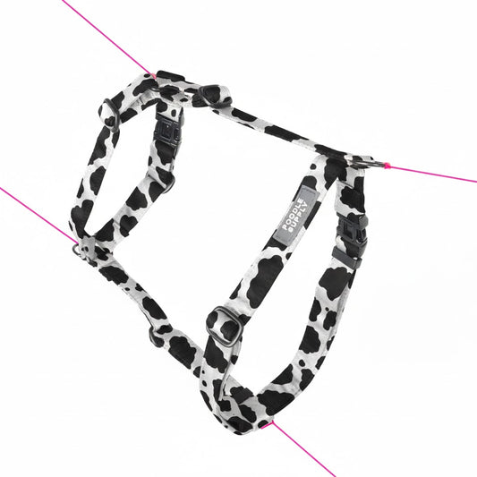 Everyday Satin Harness - Cow